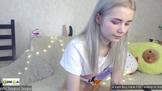 69chupachups adorable chick engages in double penetration