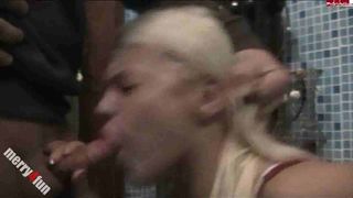 Merry4Fun juicy girls teasing shaved pussies