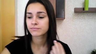 noneedsleep busty babe caresses nipples