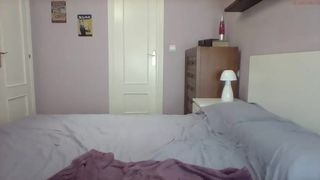 azumusclepower gorgeous beast caresses the vagina with fingers