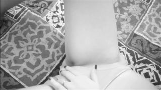 veravalentine skinny female rubs herself with oil