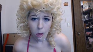 harleyheartstop wild confused jumps on sex toy