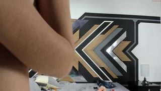 wolves_horny hot brunette posing in stockings