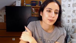 pokime gorgeous mare gently massages pussy