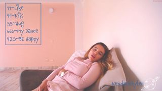 kendalltyler big tit babe in stockings jerks off her cunt