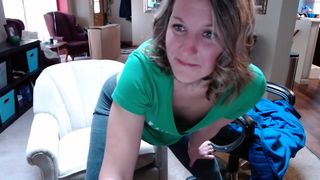 yursecret hot chick fucks pussy sex toy