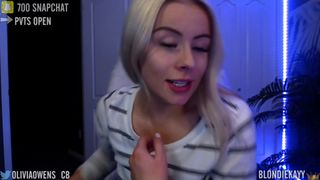 oliviaowens cute brunette fucked cunt with phallus